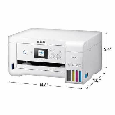 Inkjet printer with refillable ink tank system