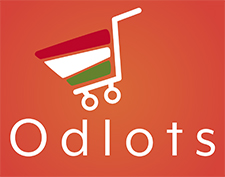 ODLots shopping logo with cart icon
